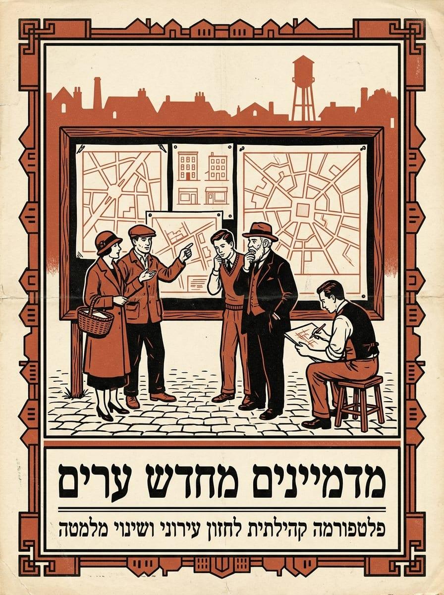 מודעת מדמיינים מחדש ערים
