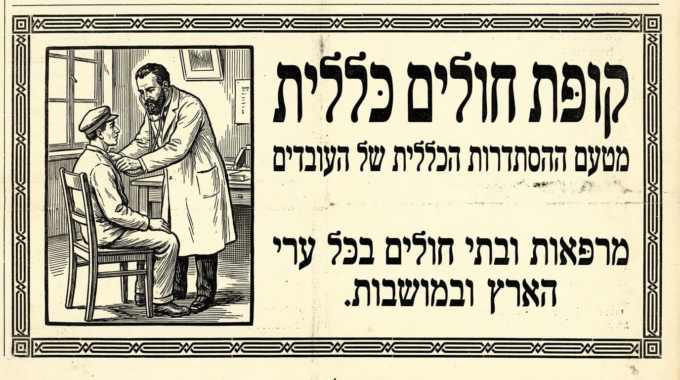 מודעת קופת חולים כללית