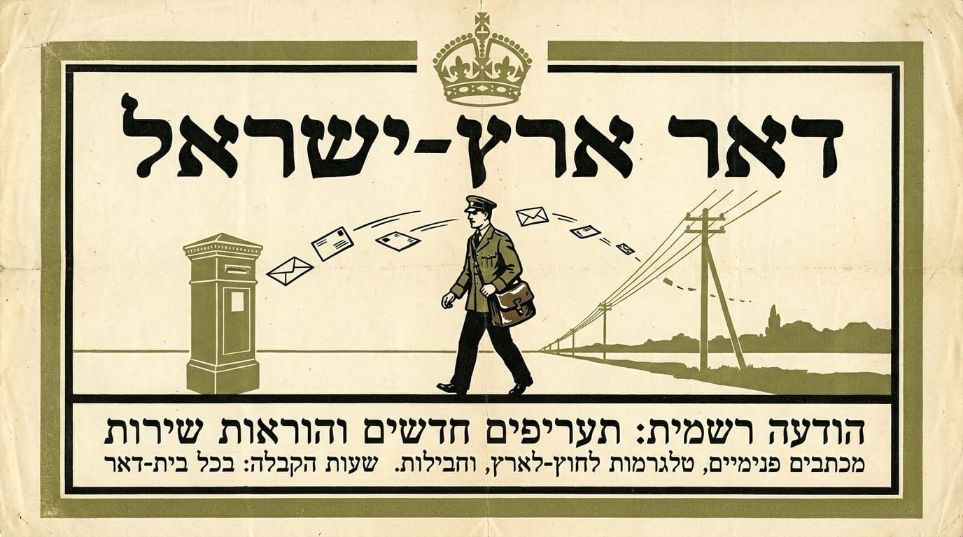 מודעת דאר ארץ-ישראל