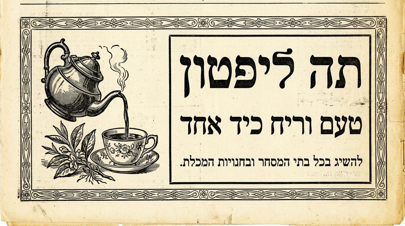 מודעת תה ליפטון