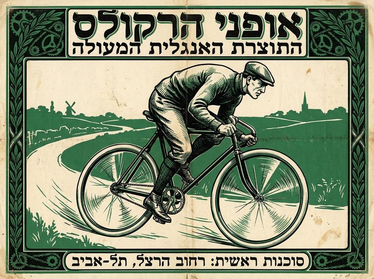 מודעת אופני הרקולס
