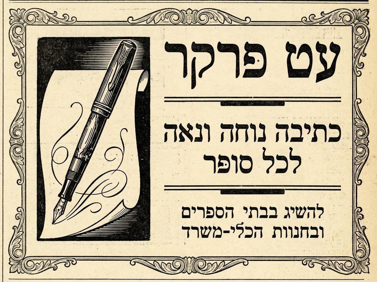 מודעת עטי פרקר