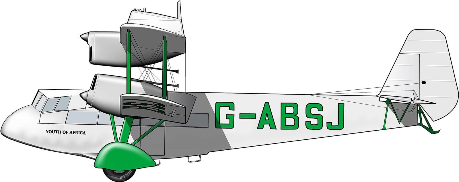 מטוס דה הווילנד בטיסת קובהאם