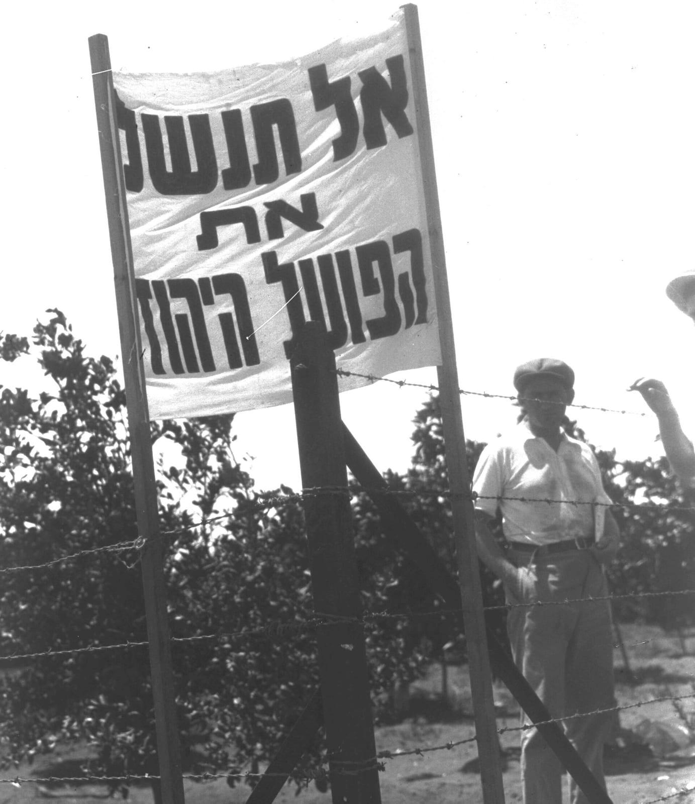 שלט מחאה
