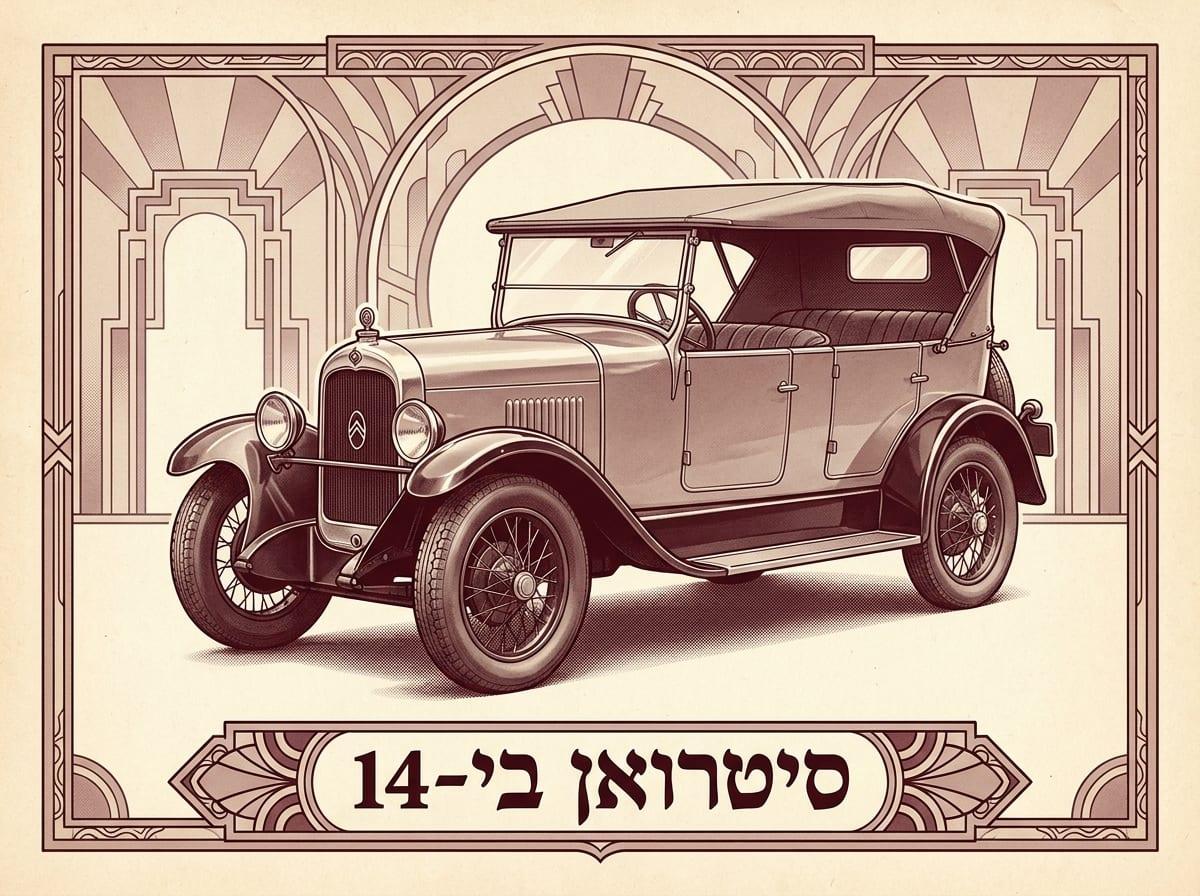 מכונית סיטרואן B14 חדשה
